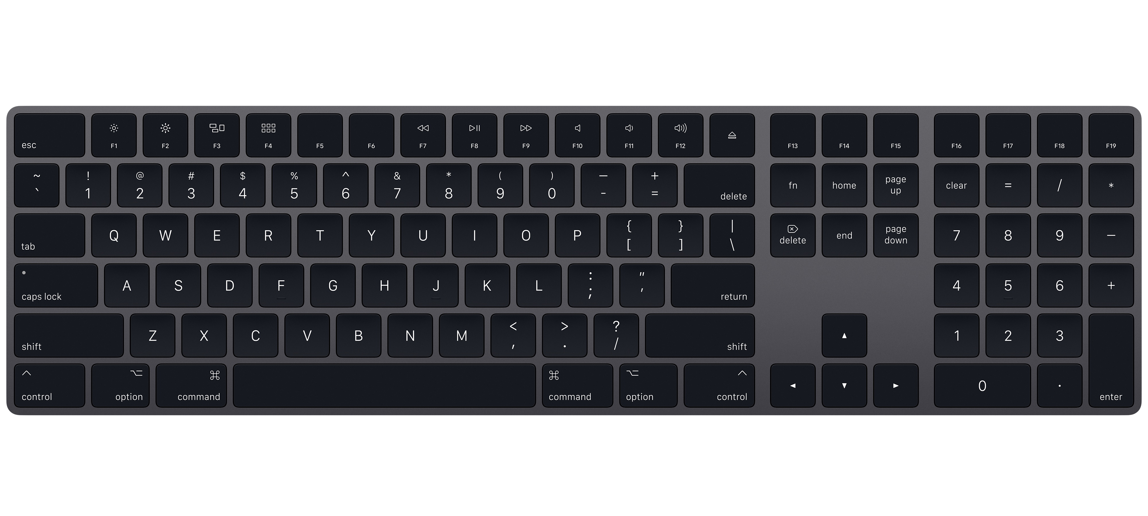 Magic Keyboard 2 With Numeric Keypad (Space Gray)